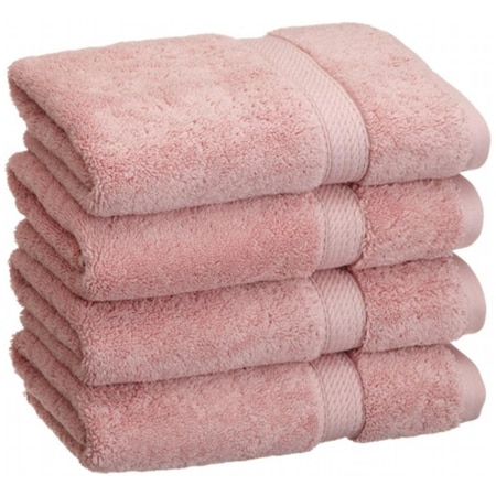 Superior 900GSM Egyptian Cotton 4-Piece Hand Towel Set Tea Rose 900GSM HAND TR